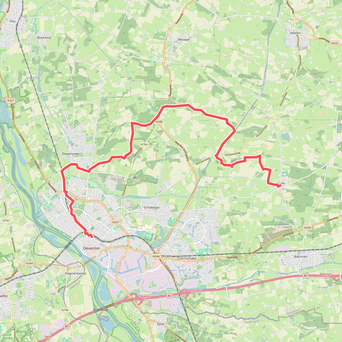 Lettele - Deventer · Marskramerpad etappe 7
