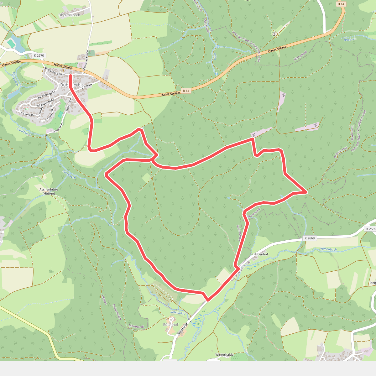 Mainhardt - Rundwanderweg 6
