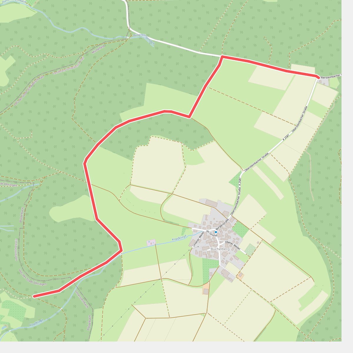 roter Punkt Büchelberg