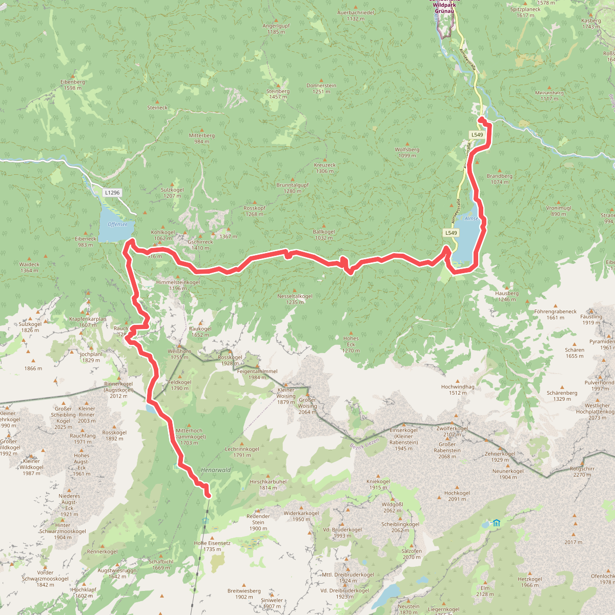 Albert-Appelhaus - Gasthof Jagersimmerl · BergeSeen Trail etappe 18