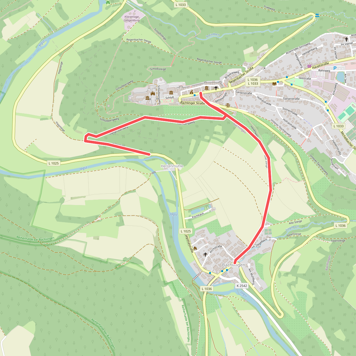 Rundwanderweg Langenburg 6: Mineralbrunnenweg