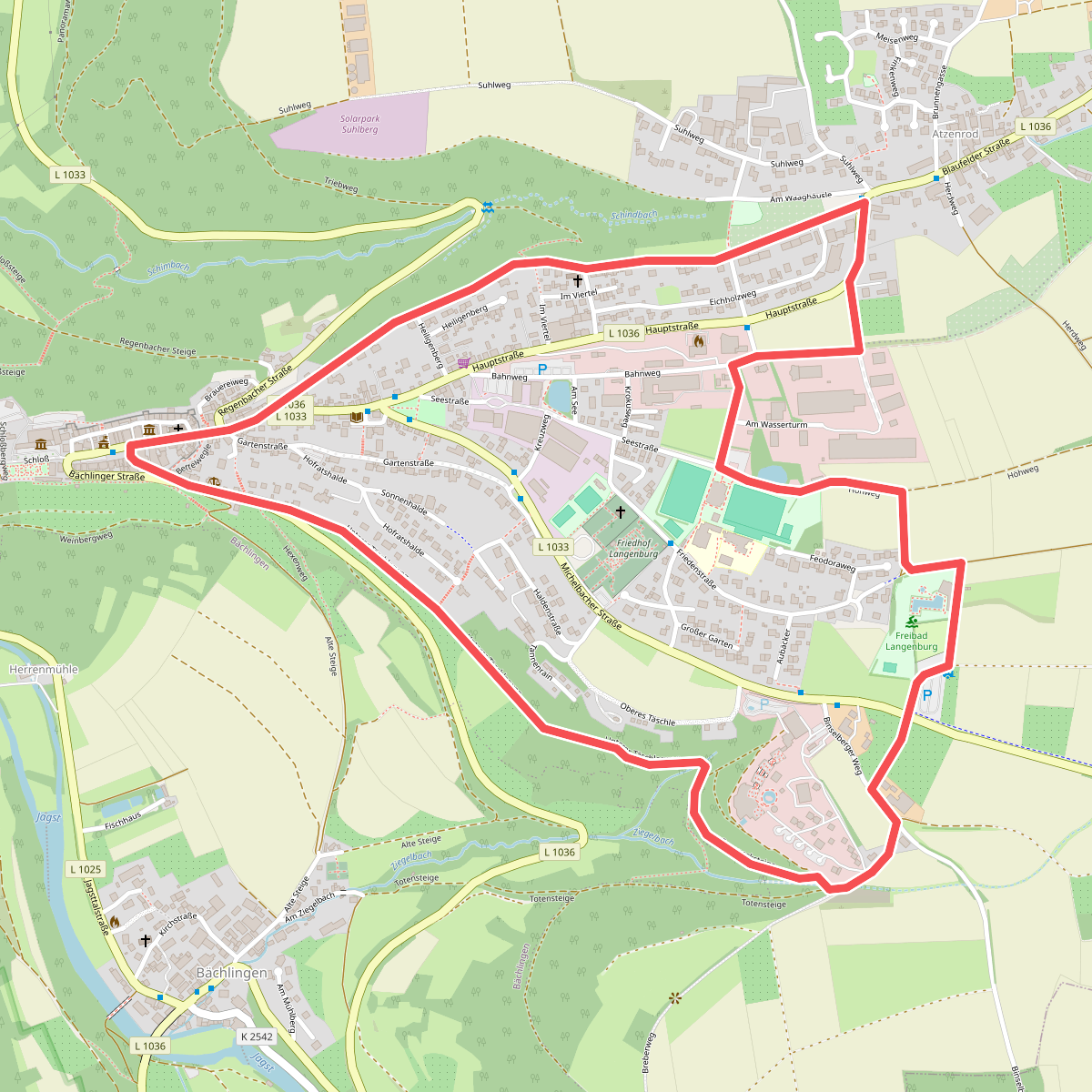 Rundwanderweg Langenburg 7: Rund um Langenburg