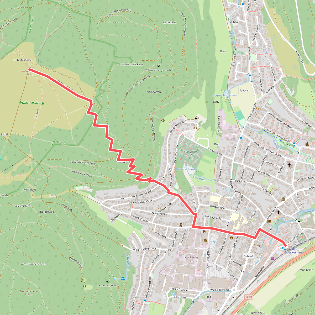 Nebenweg Oberkochen - Volkmarsberg