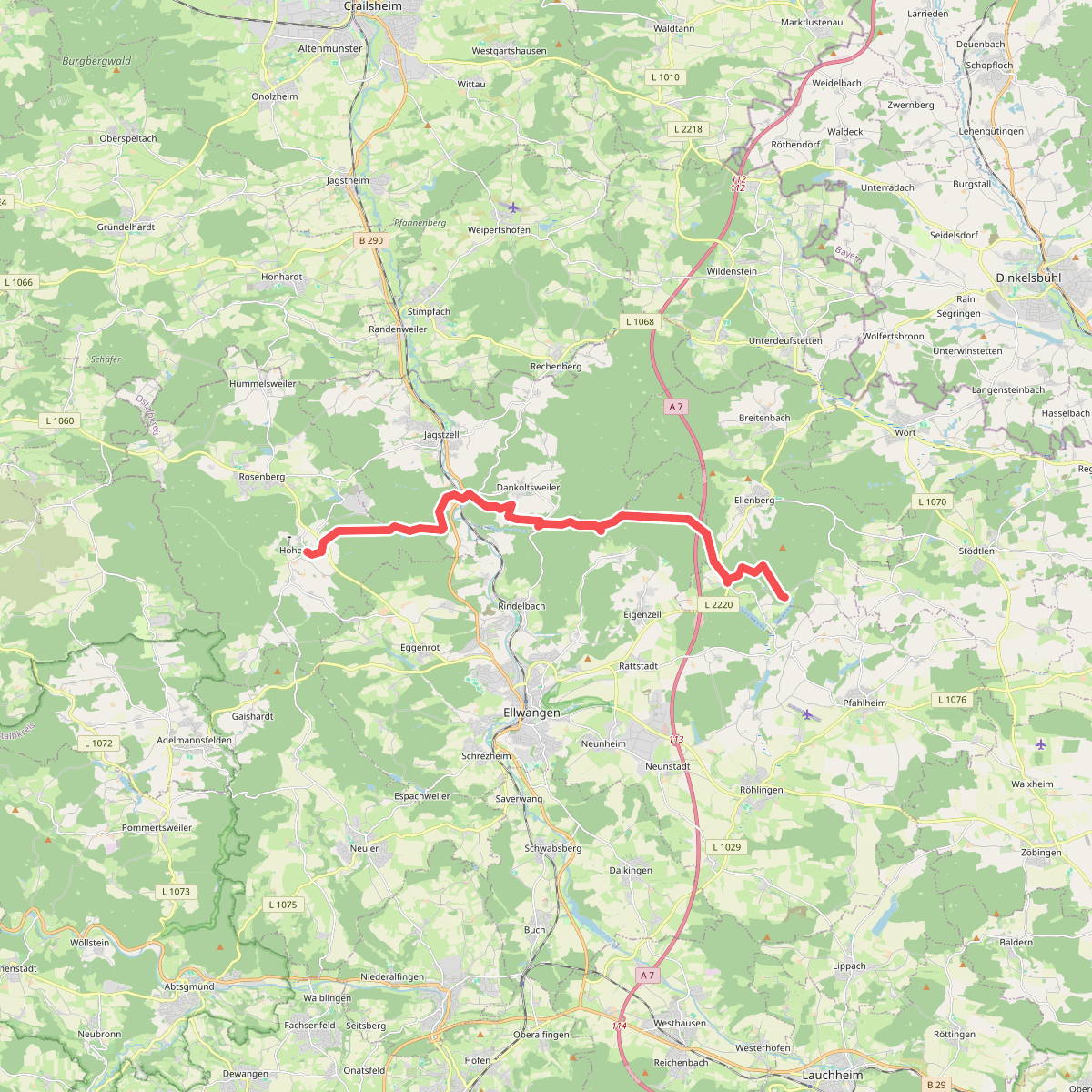 rotes Plus Hohenberg - Häsle