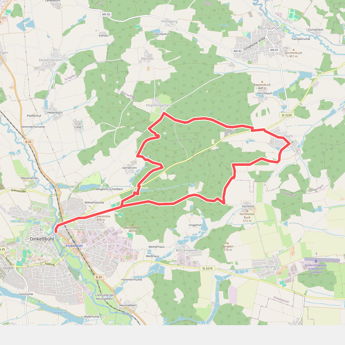 Rundweg Dinkelsbühl – Halsbach