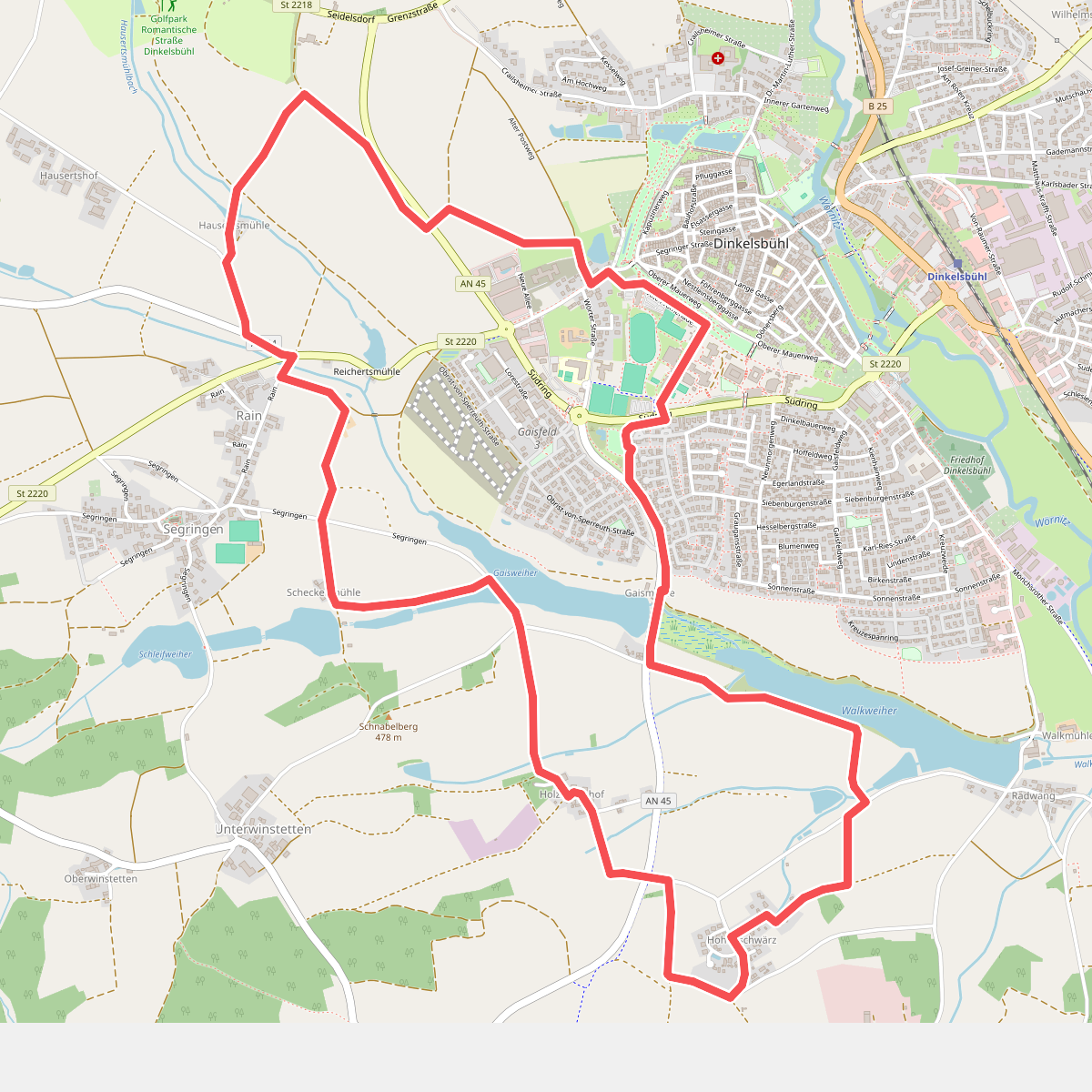 Rundweg Dinkelsbühl – Segringen