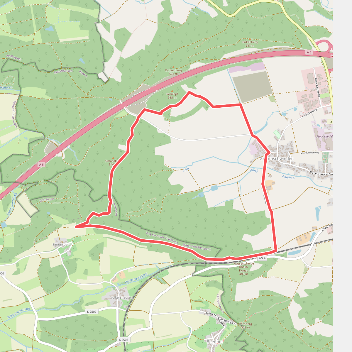 Ahornweg Schnelldorf
