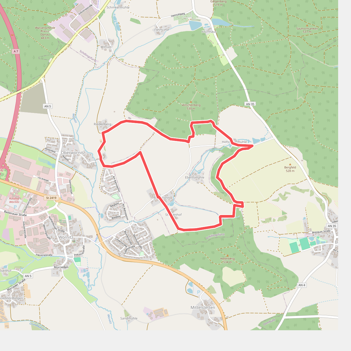 Elsterweg Wörnitz