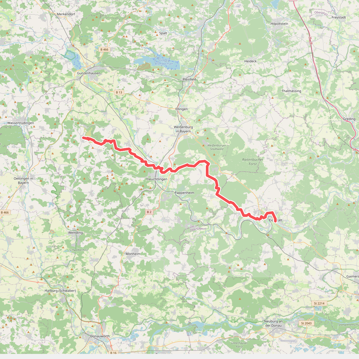 Ökumenischer Pilgerwanderweg Eichstätt - Heidenheim