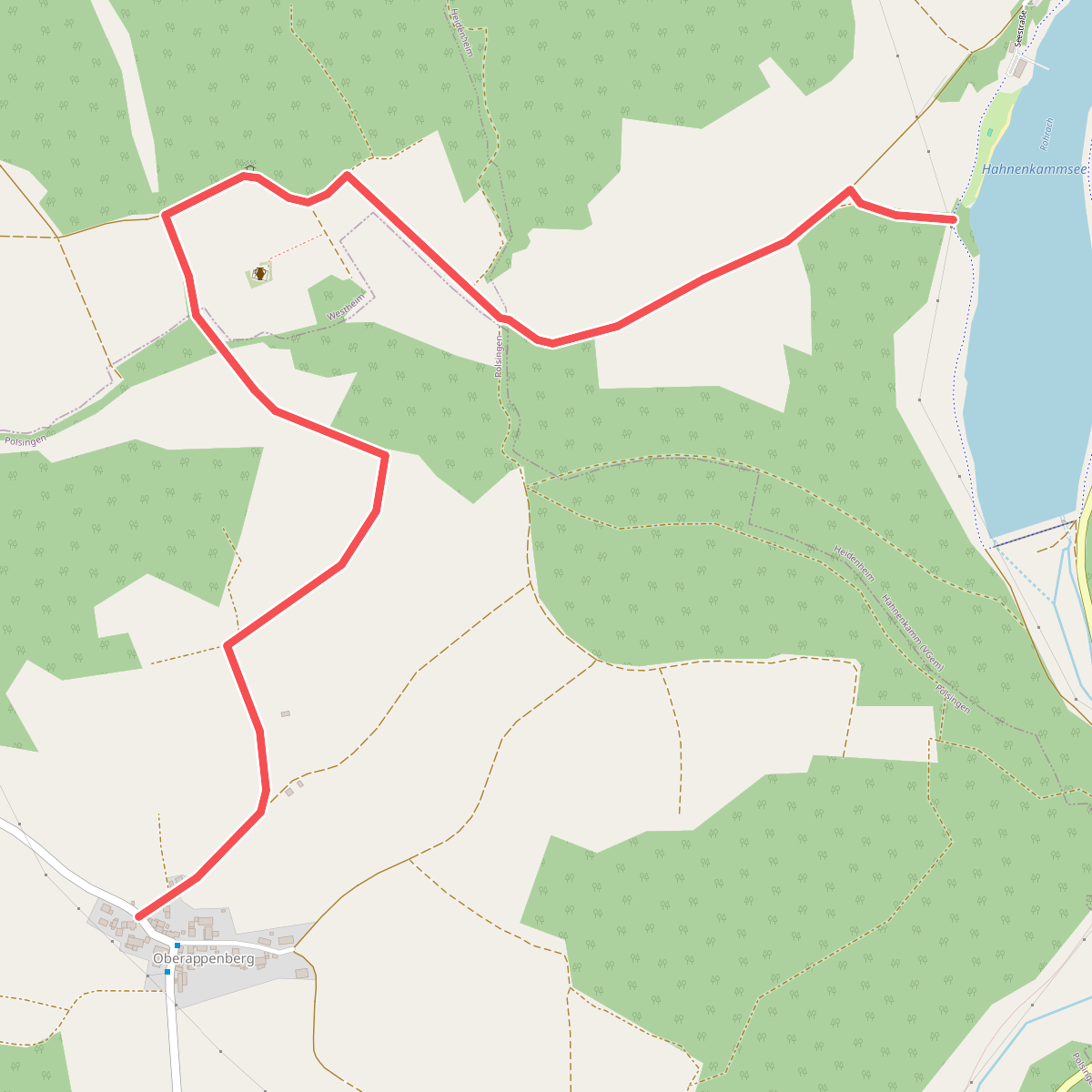 Hahnenkammseeweg