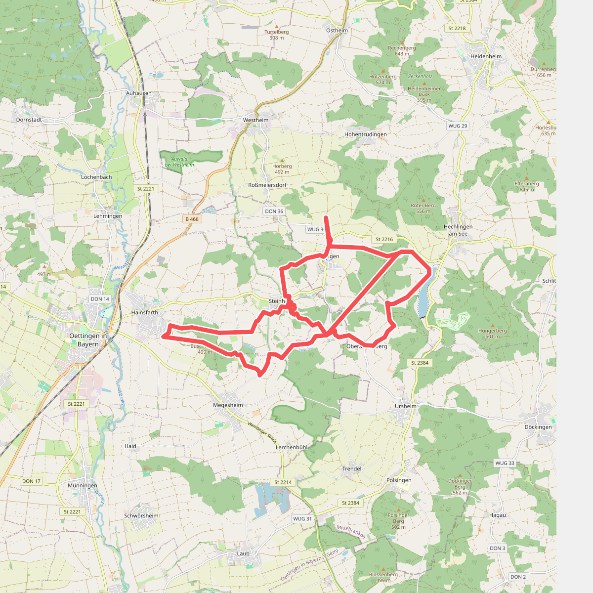 Hainsfarth Geologischer Pfad