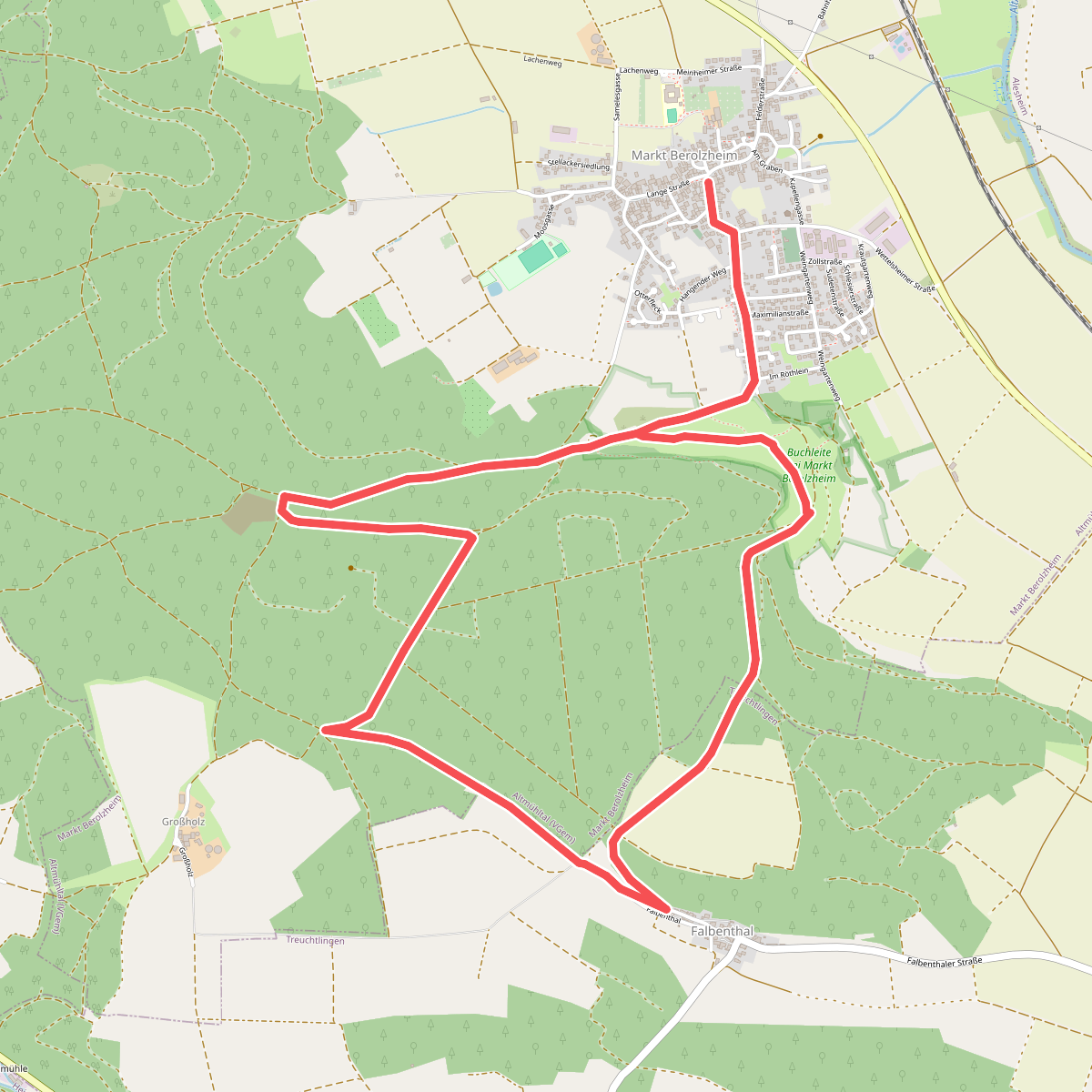 Rundwanderweg Markt Berolzheim 2