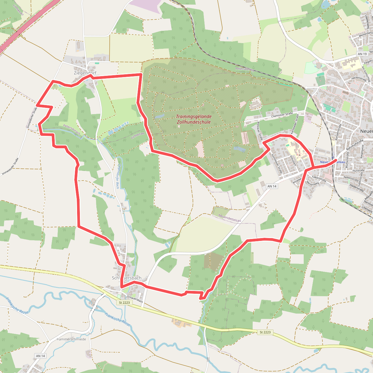 Neuendettelsauer Wanderweg Nr. 7