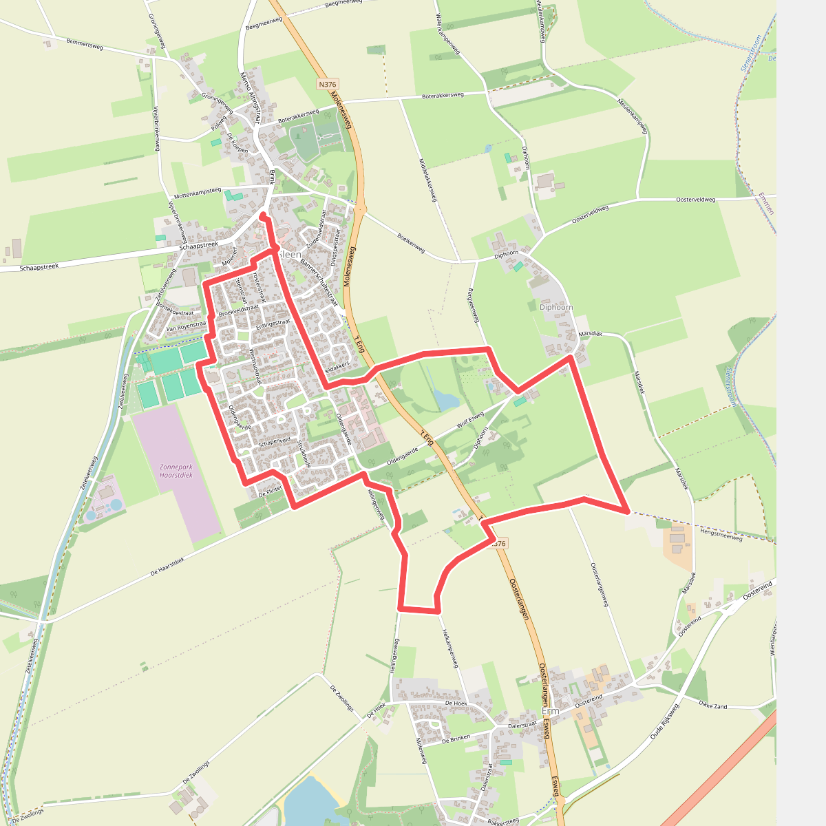 Onderweg · Klaverblad Sleen etappe 4