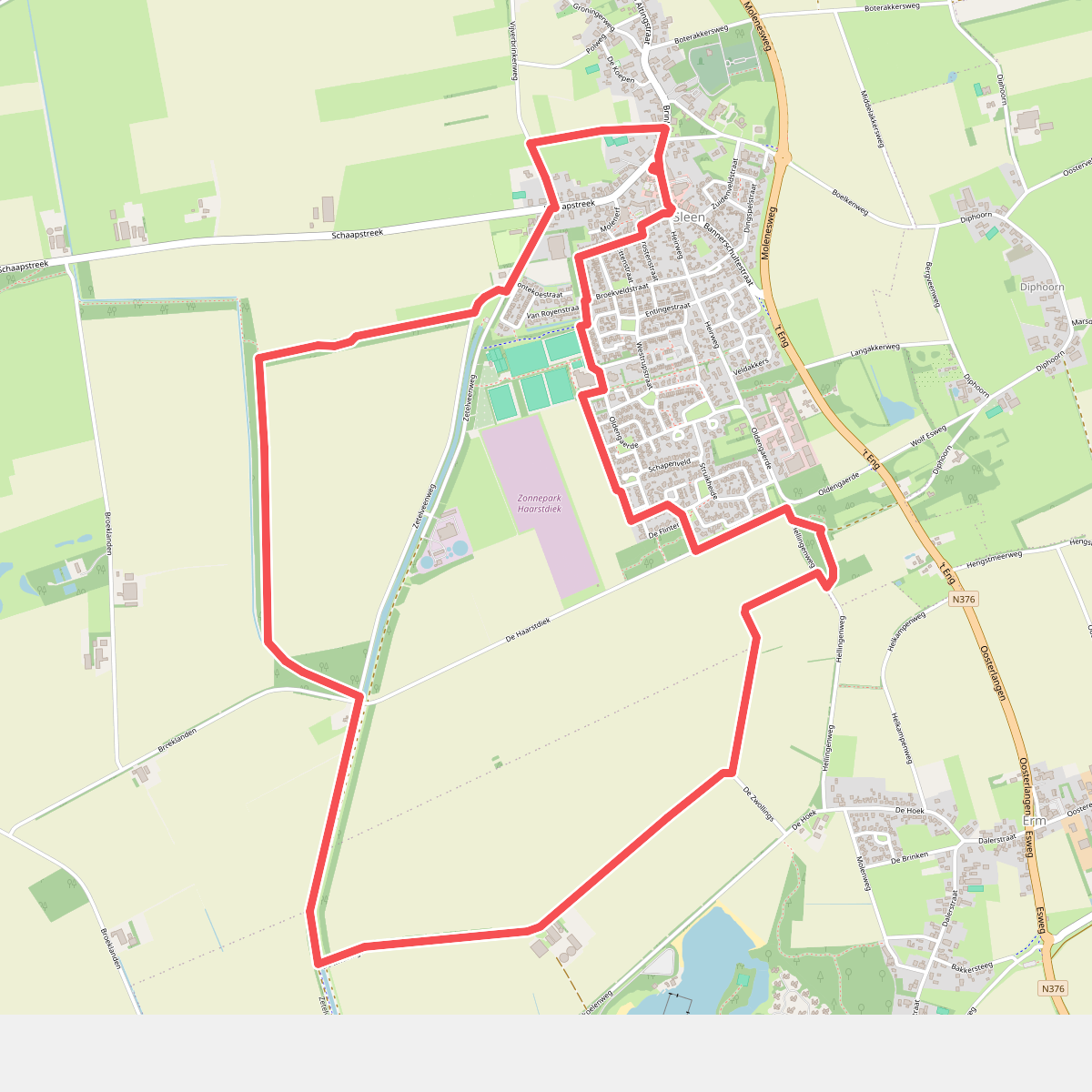 Zwollings · Klaverblad Sleen etappe 1