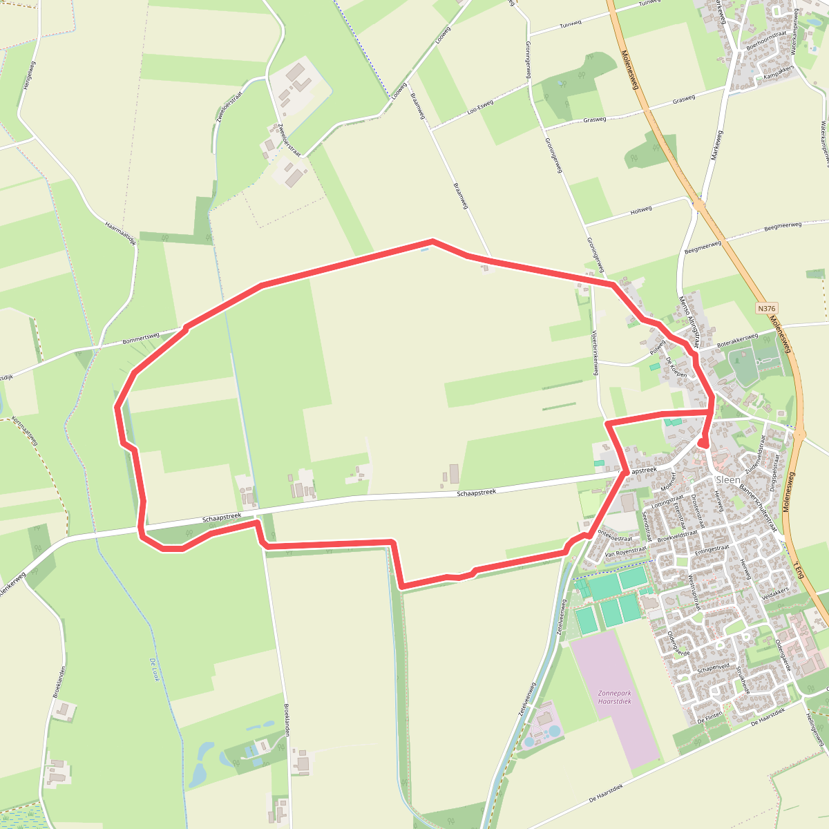 Westerveld · Klaverblad Sleen etappe 2