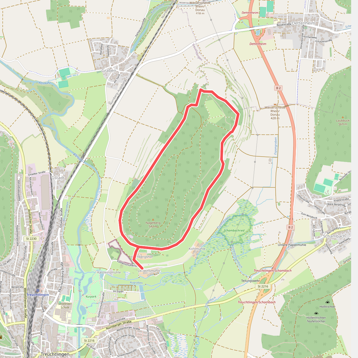Naturlehrpfad Nagelberg