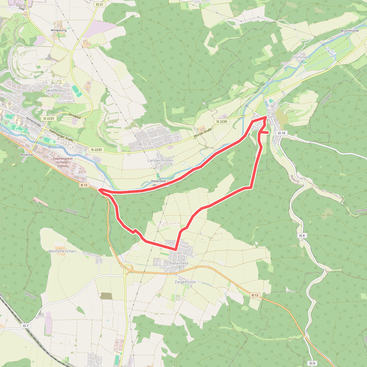 Rundwanderweg Eichstätt Nr. 3
