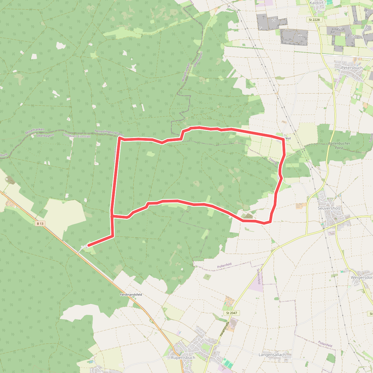 Rundwanderweg Eichstätt Nr. 4