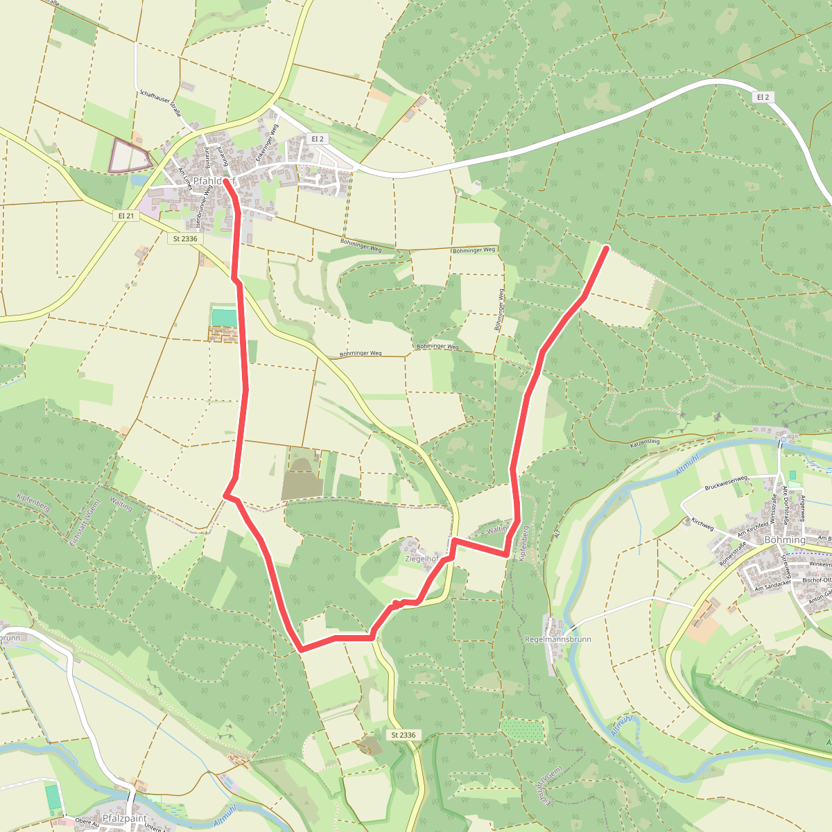 Wanderweg Kipfenberg 17