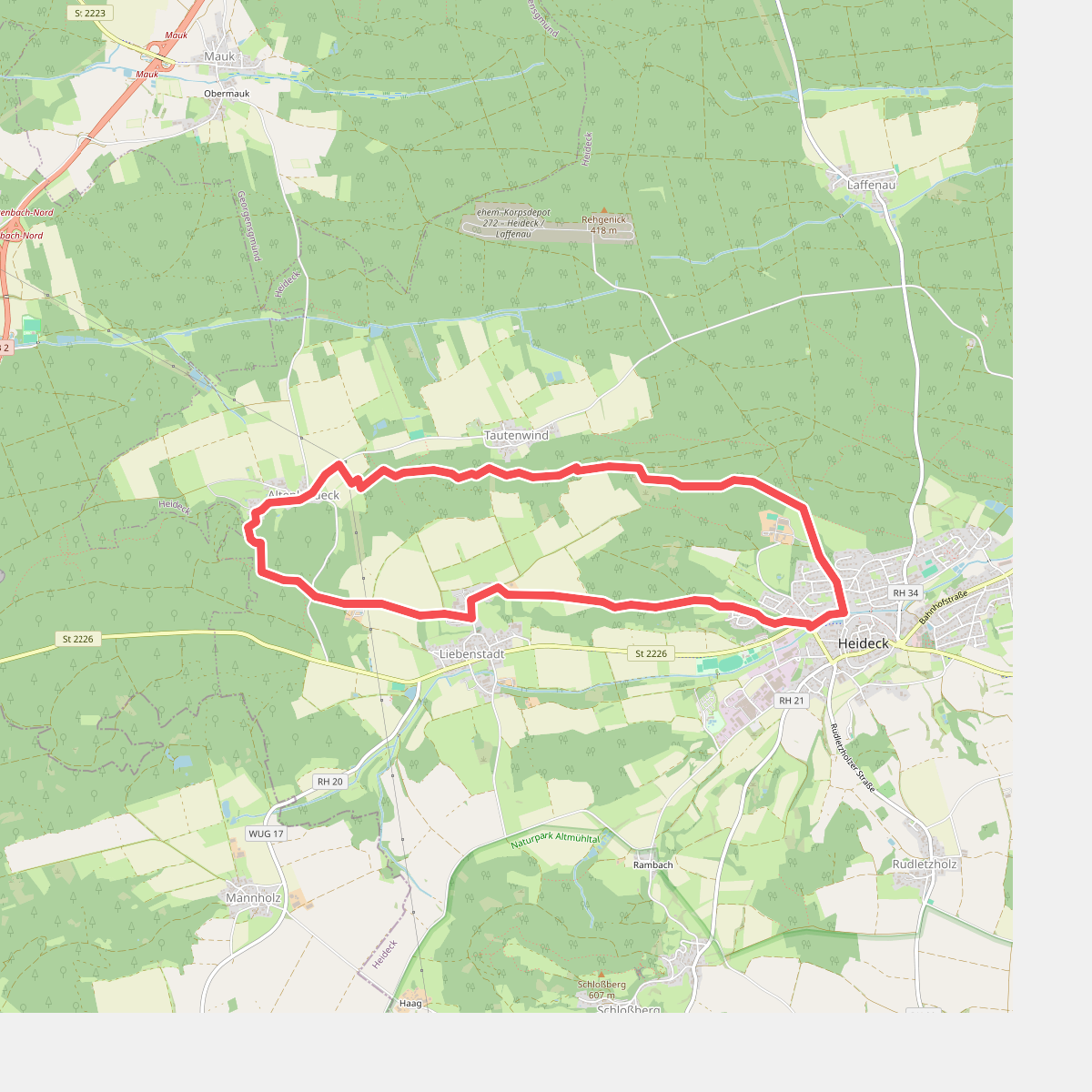 Rundwanderweg Heideck 1