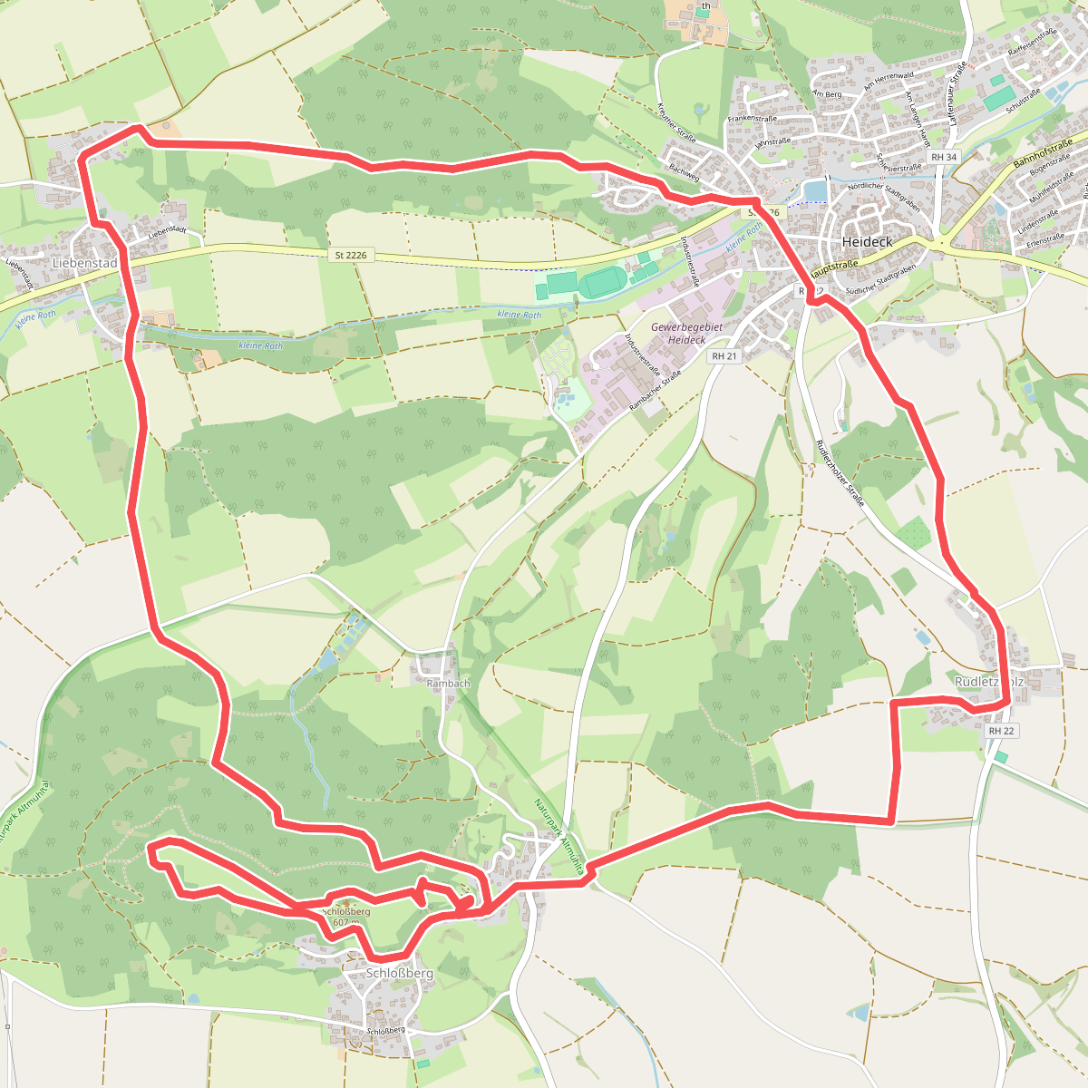 Rundwanderweg Heideck 3