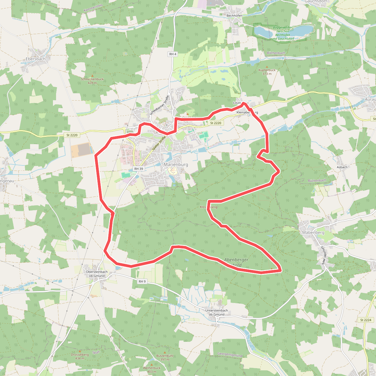 Die Burg Abenberg und der Abenberger Wald