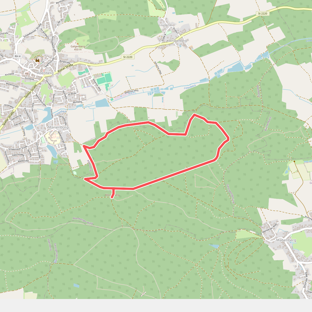 Rundwanderweg 4 Abenberg