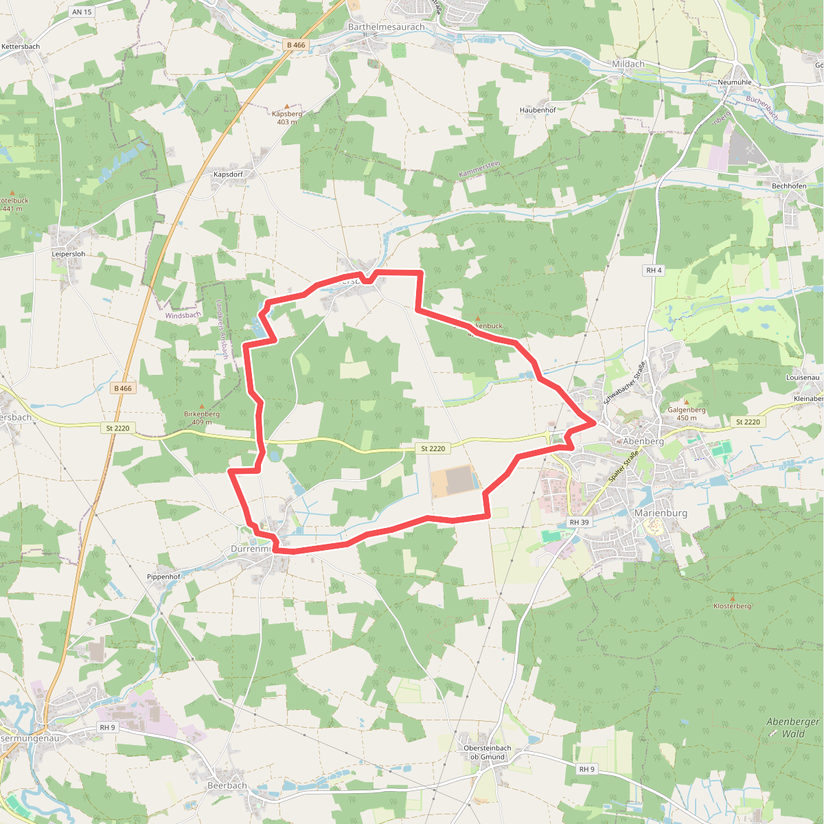 Rundwanderweg 7 Abenberg