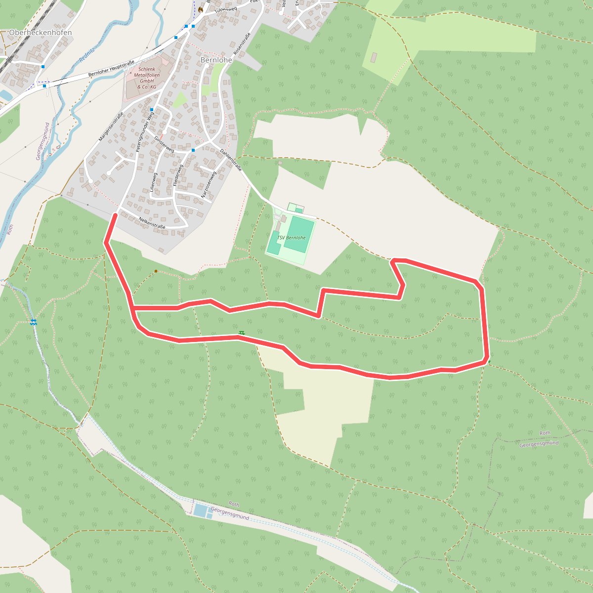 Naturlehrpfad Bernloher Wald