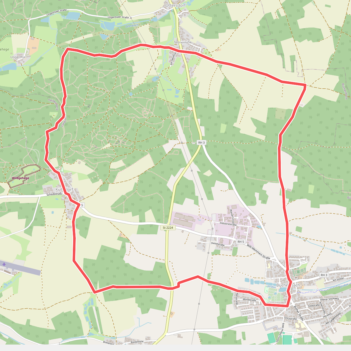 Rundwanderweg 1 Büchenbach