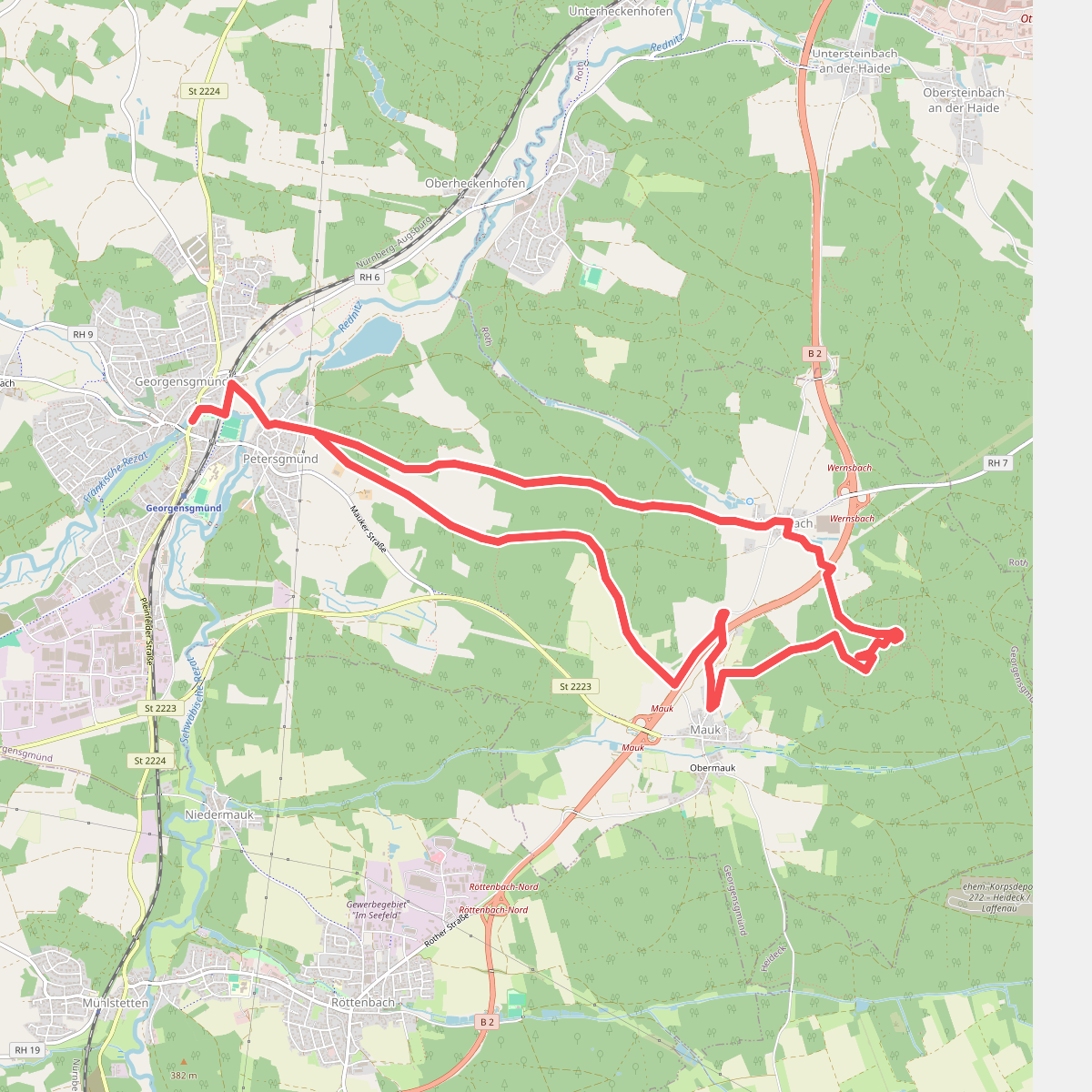 Steinbruchweg Georgensgmünd