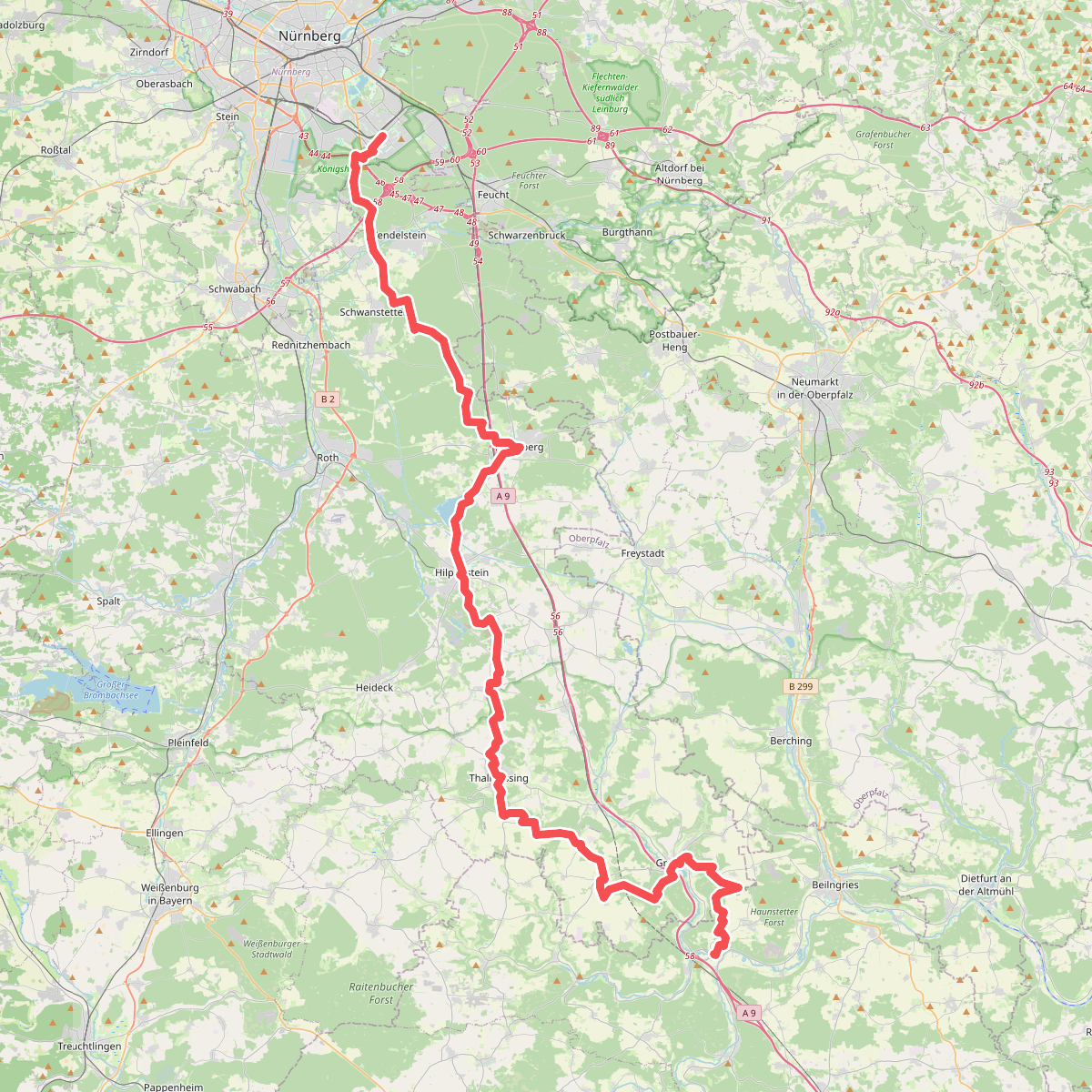 Nürnberg - Altmühltal