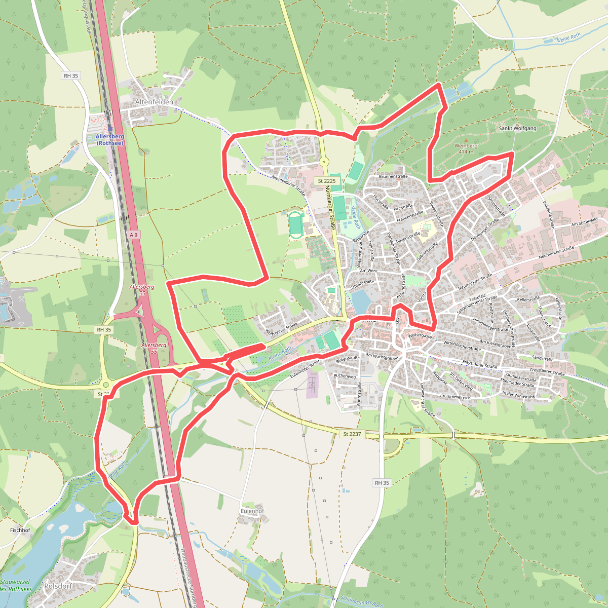 Drahtzieherweg westliche Schleife