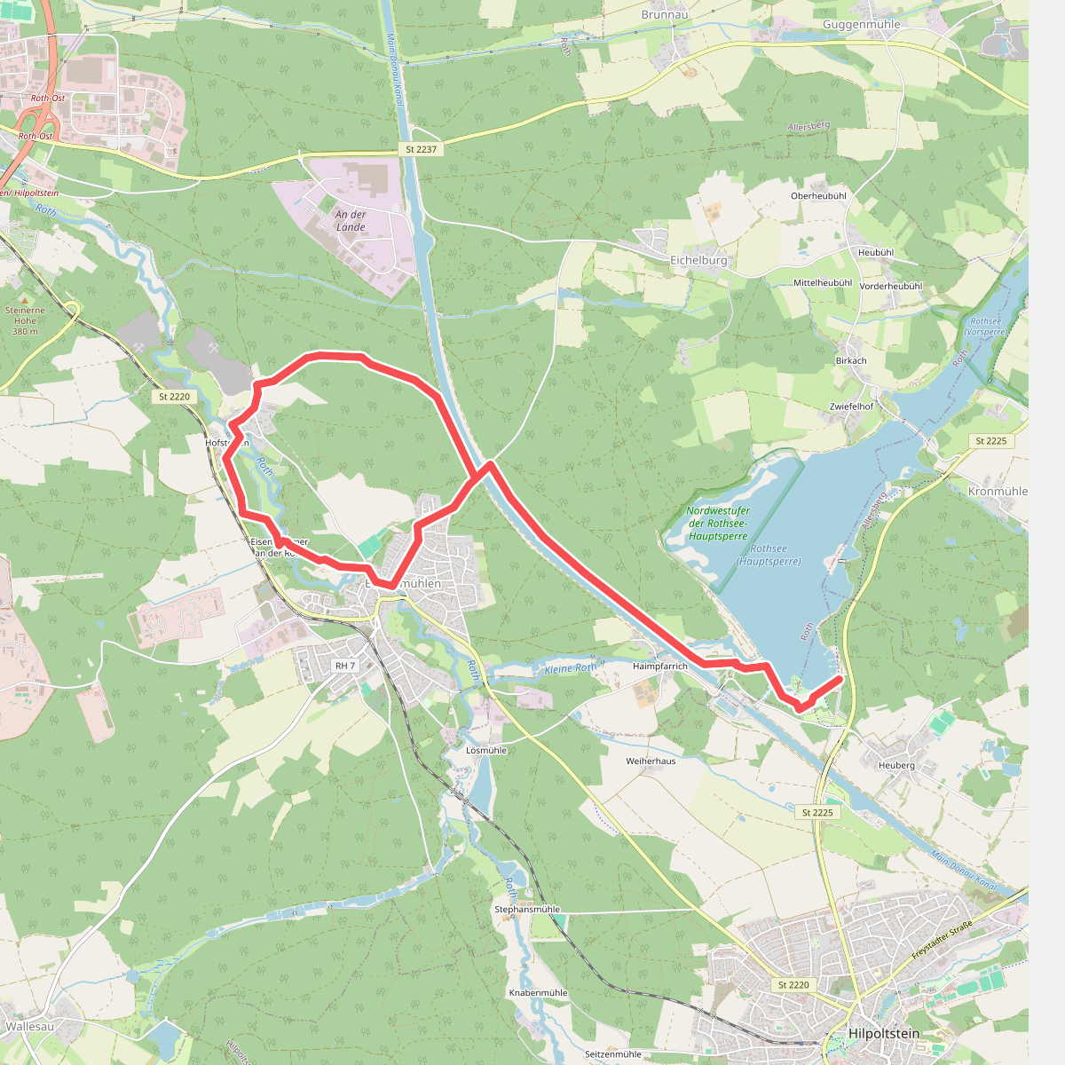 Rothsee Rundweg No.8