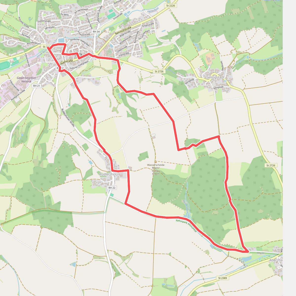 Rundwanderweg Heideck 2