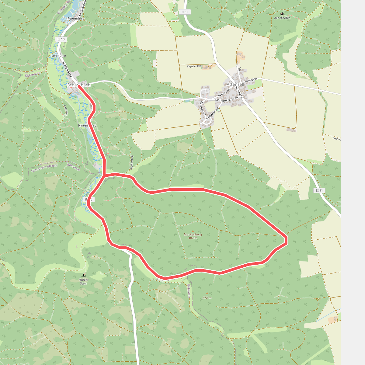 Rundwanderweg Kipfenberg 8 (Muckenbergweg)