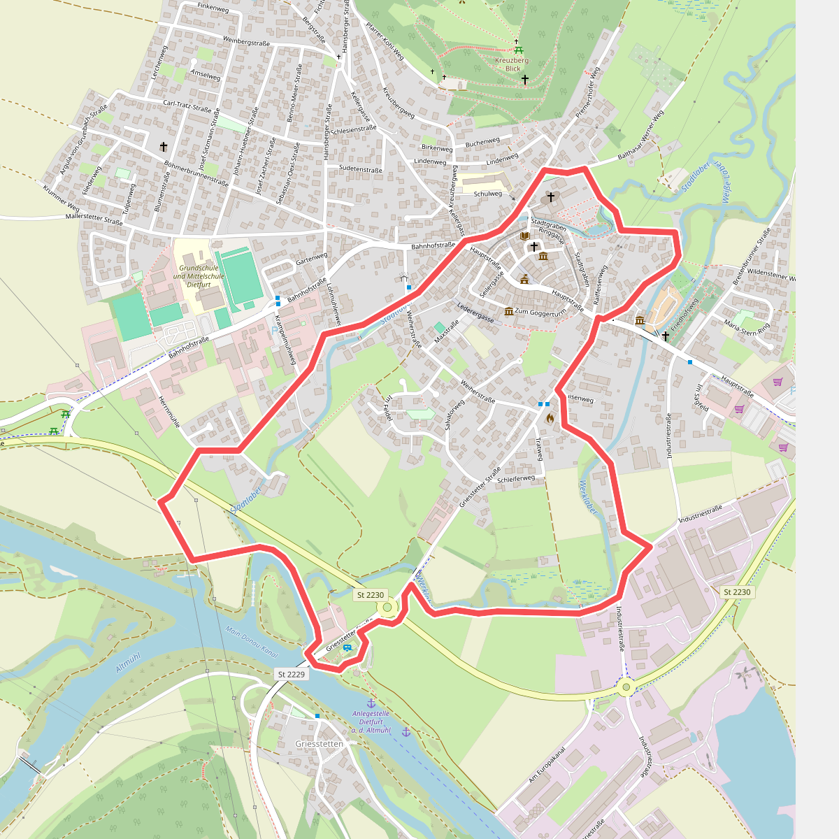 Dietfurter Wasserwege (Stadtspaziergang)