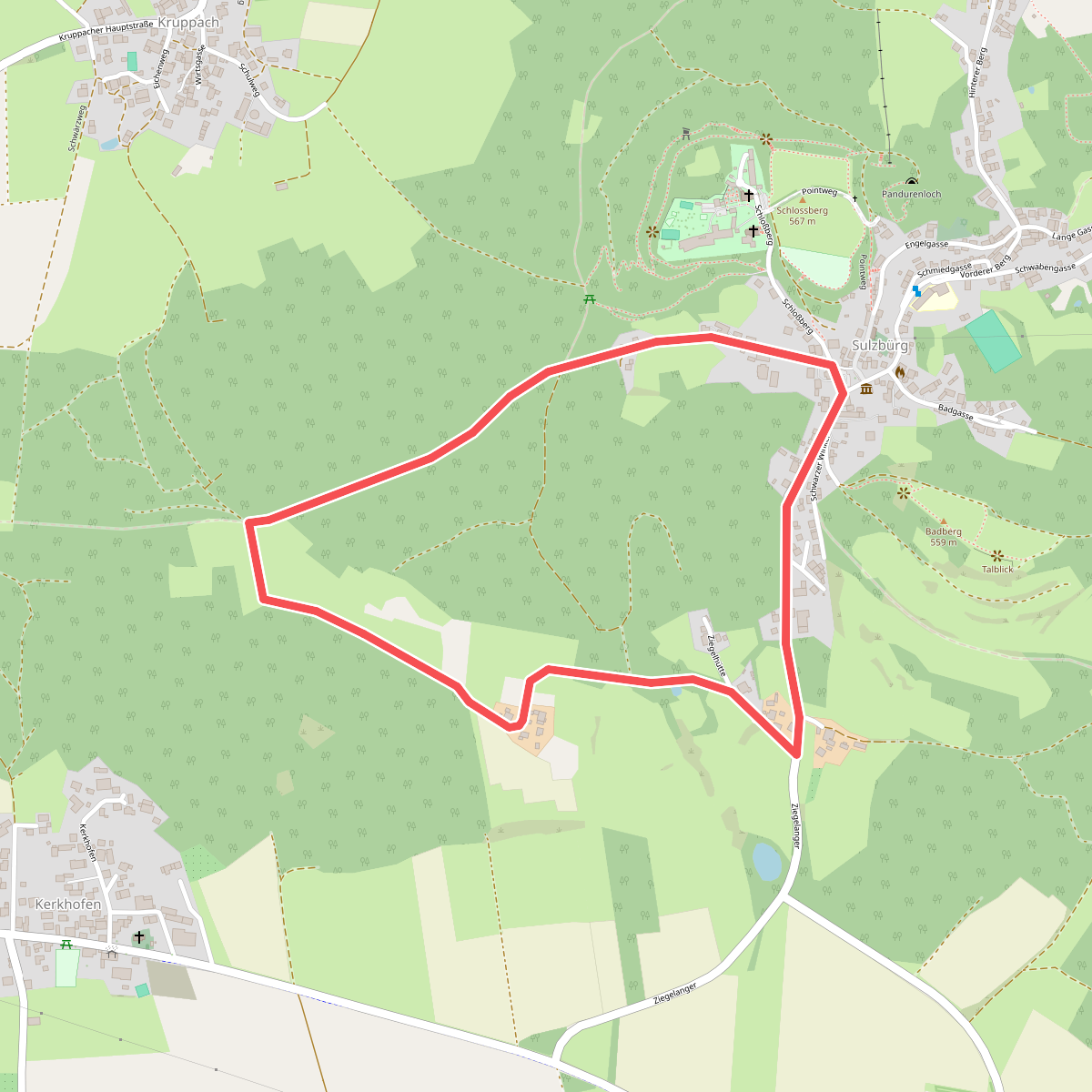 Sulzbürger Wanderweg Nr. 1