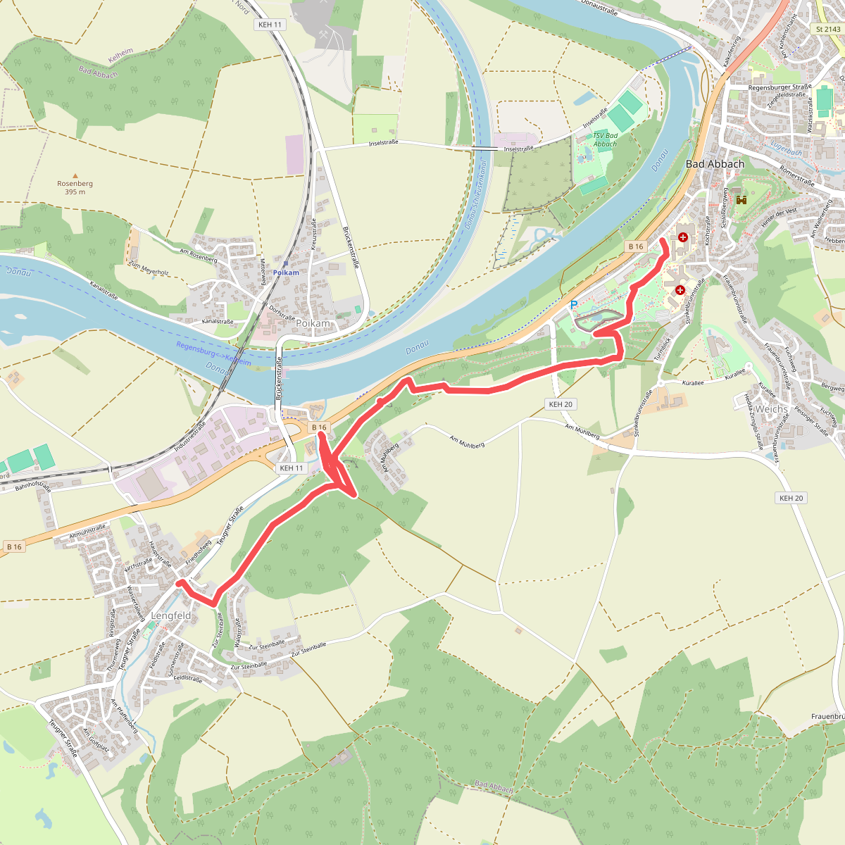S 05 Bad Abbach - Lengfeld (Rotes Rechteck)