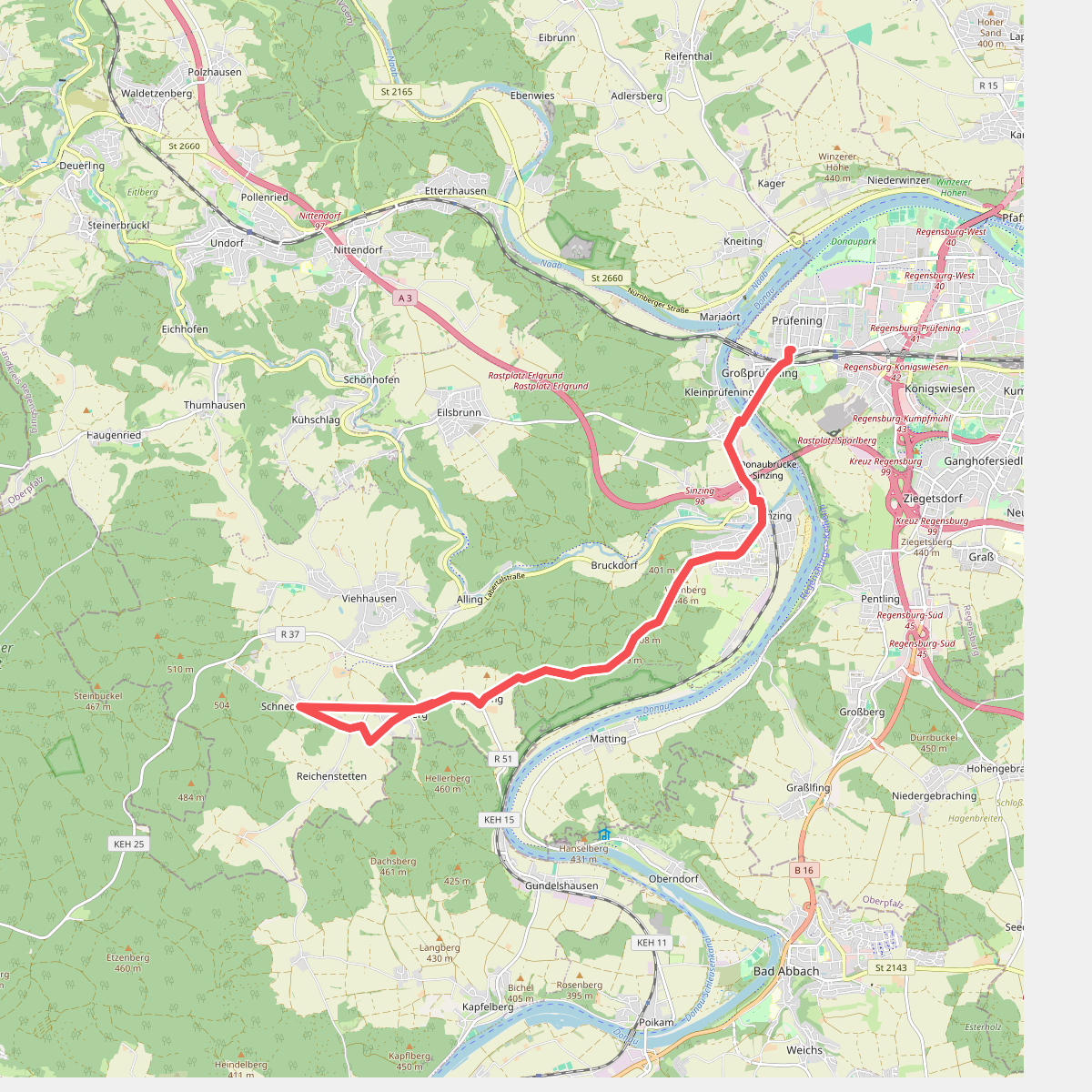 W 02 Regensburg - Schneckenbach (Grünes Dreieck)