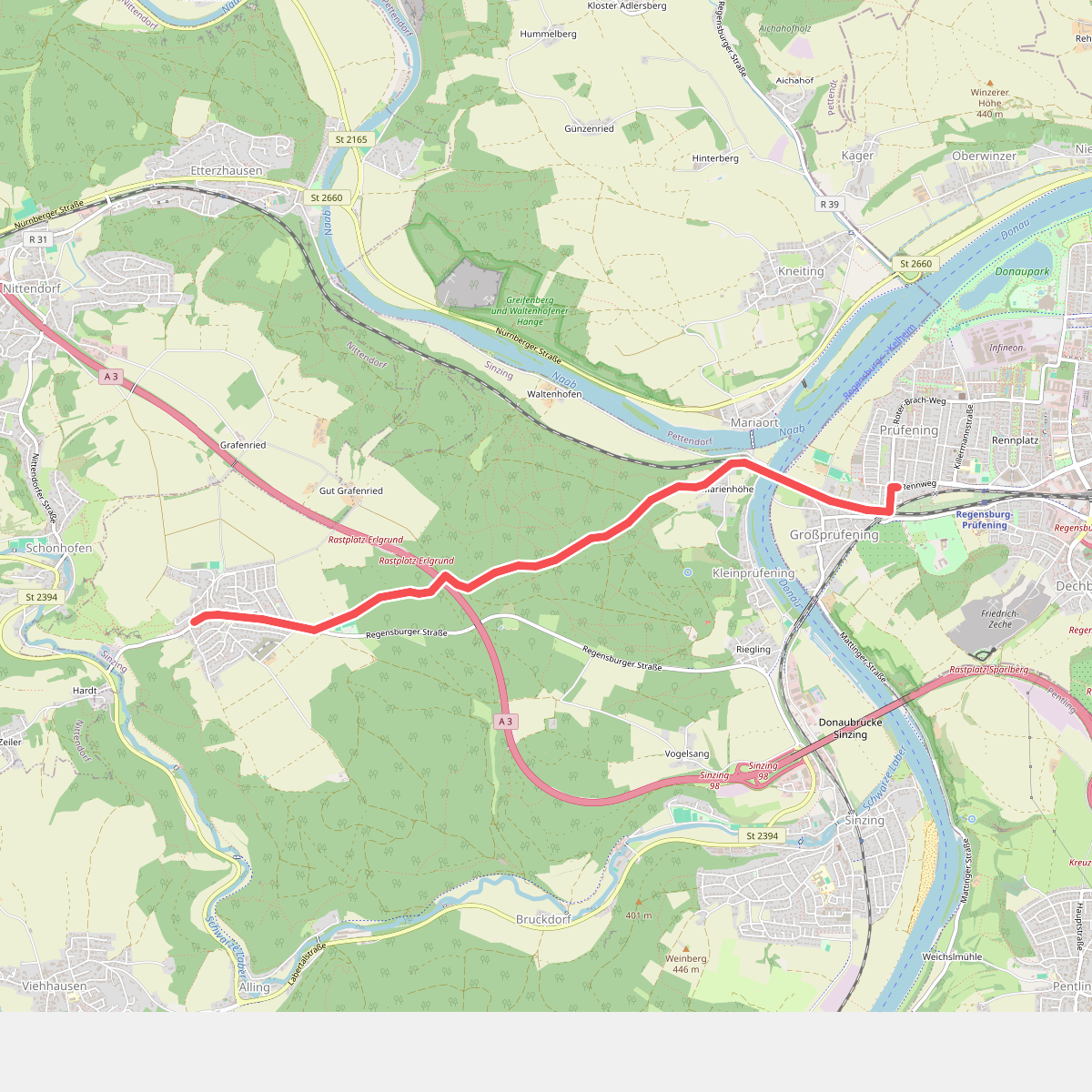 W 06 Regensburg - Eilsbrunn (Rotes Dreieck)