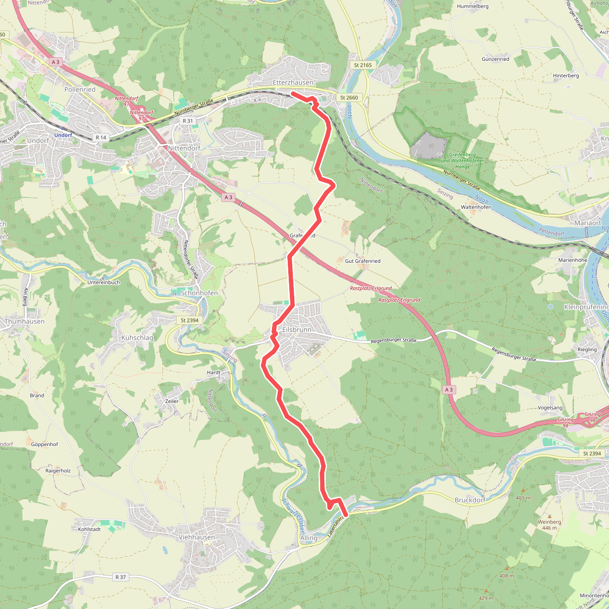 W 09 Etterzhausen - Alling (Grünes Dreieck)