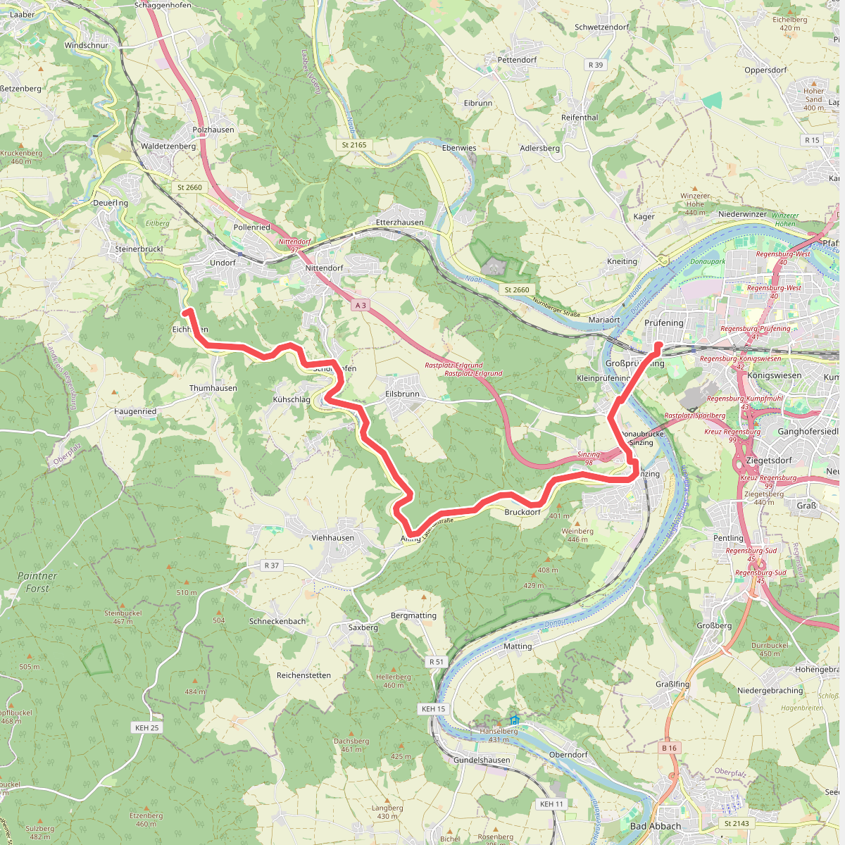 W 24 Regensburg - Eichhofen (Rotes Dreieck)