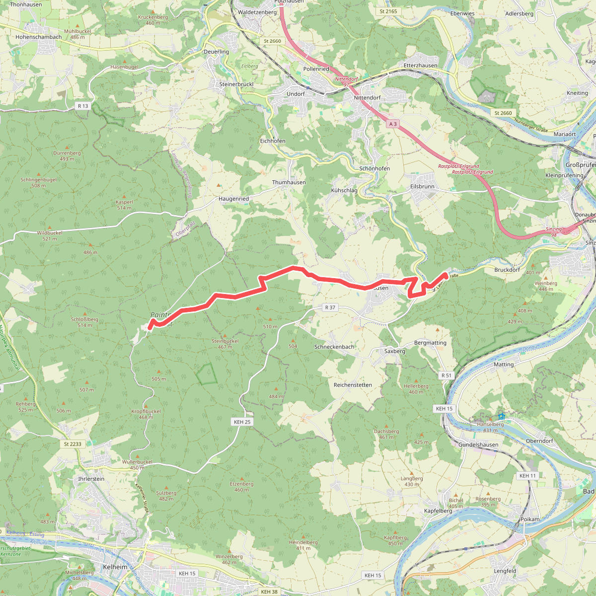 W 34 Alling - Irlbrunn (Grünes Rechteck)