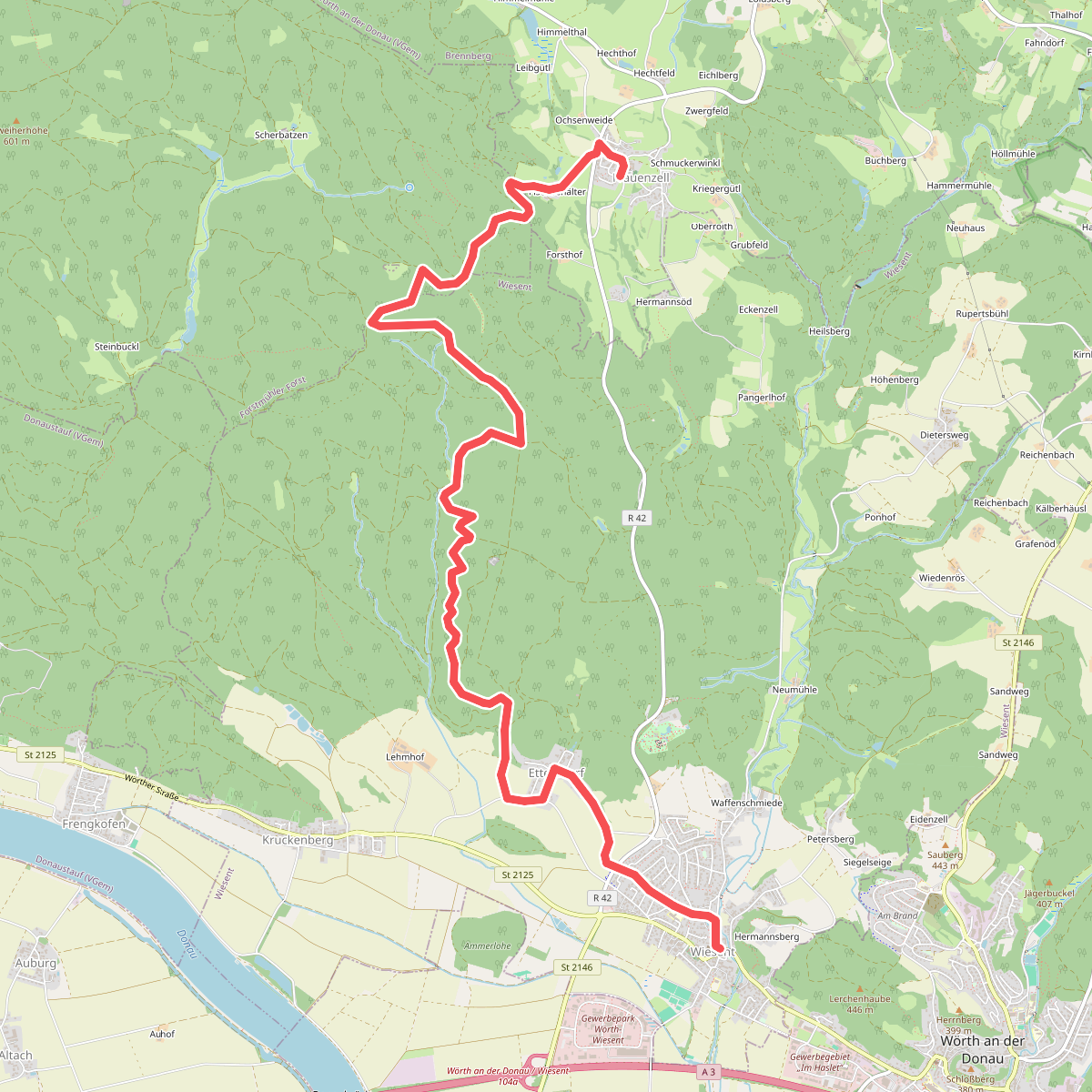 T 9 Frauenzell - Ursbrunn - Kruckenberg