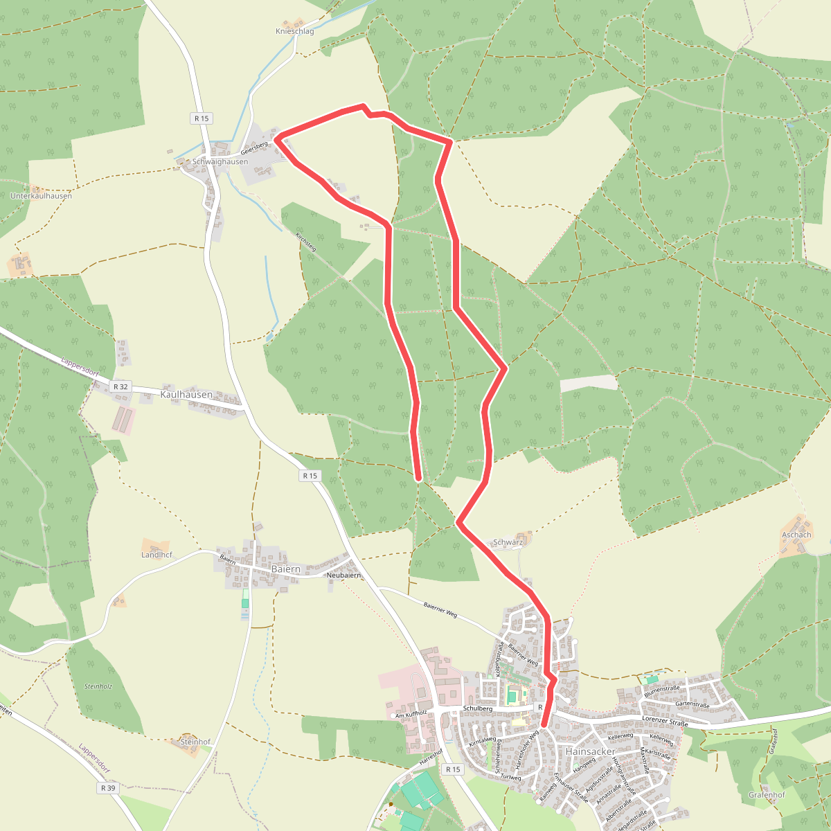 Denkmalweg Lappersdorf