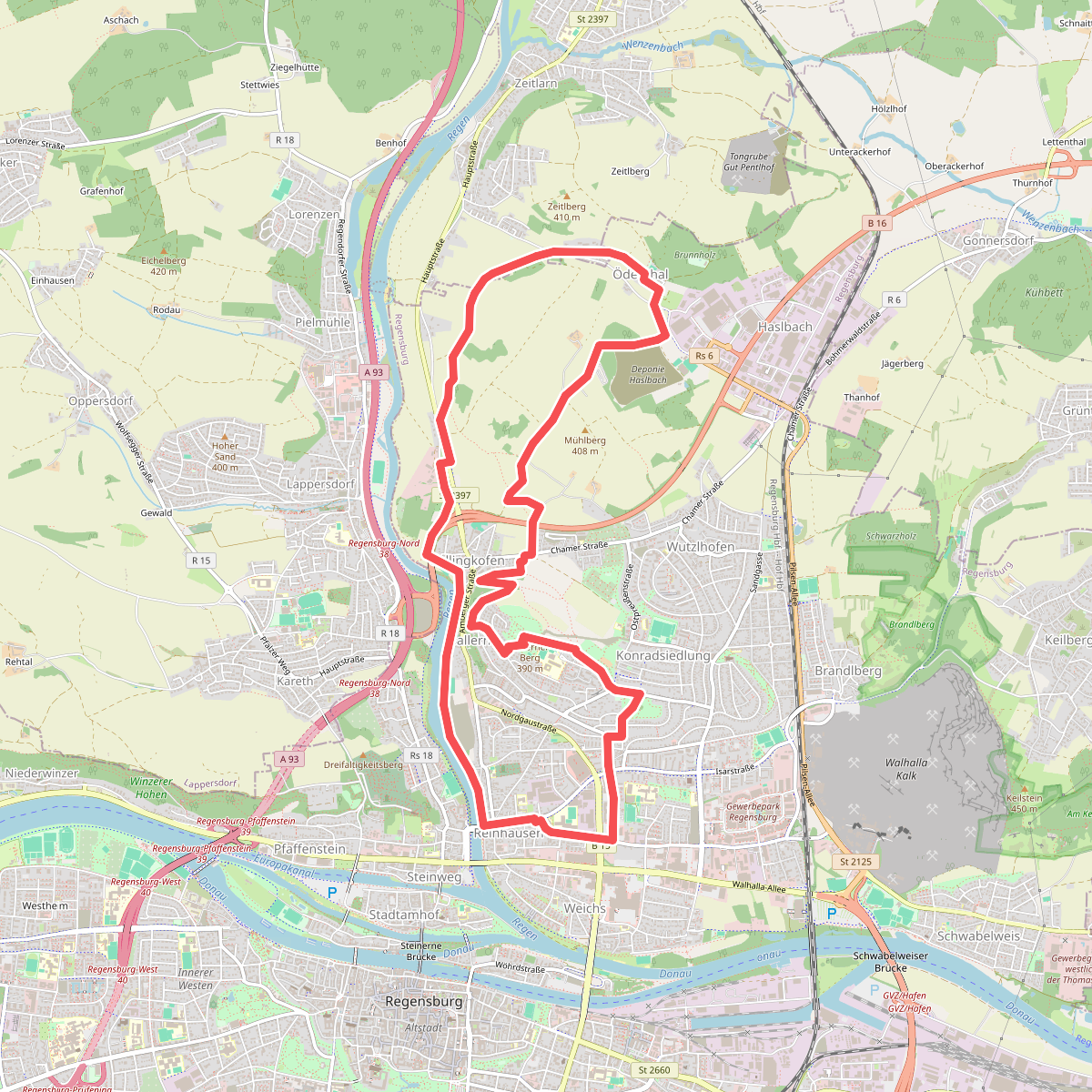 Klimaschutzweg Regensburg - Ödenthaler Runde