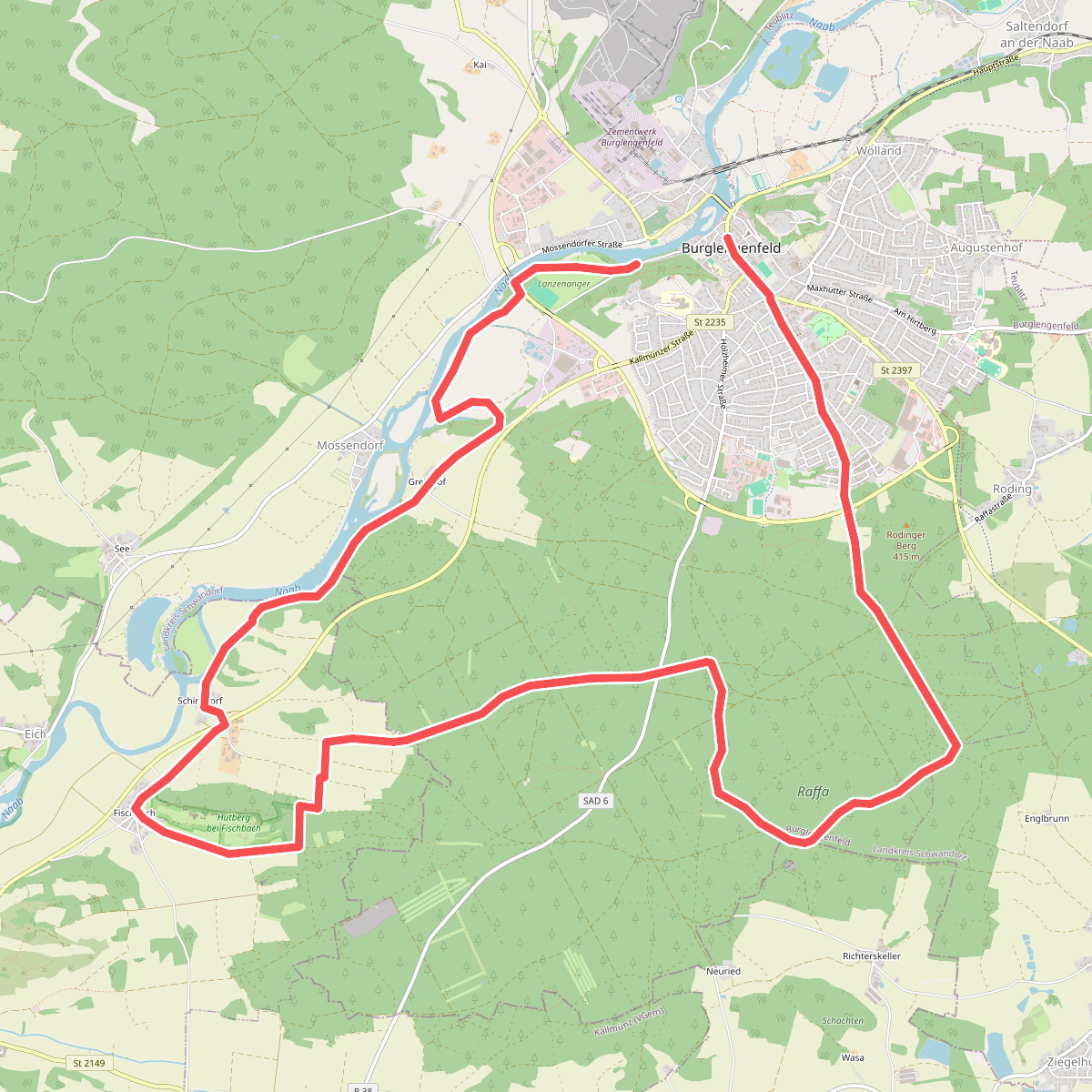 Städtedreieck-Rundweg 3 "Mühlenweg" (Orange)