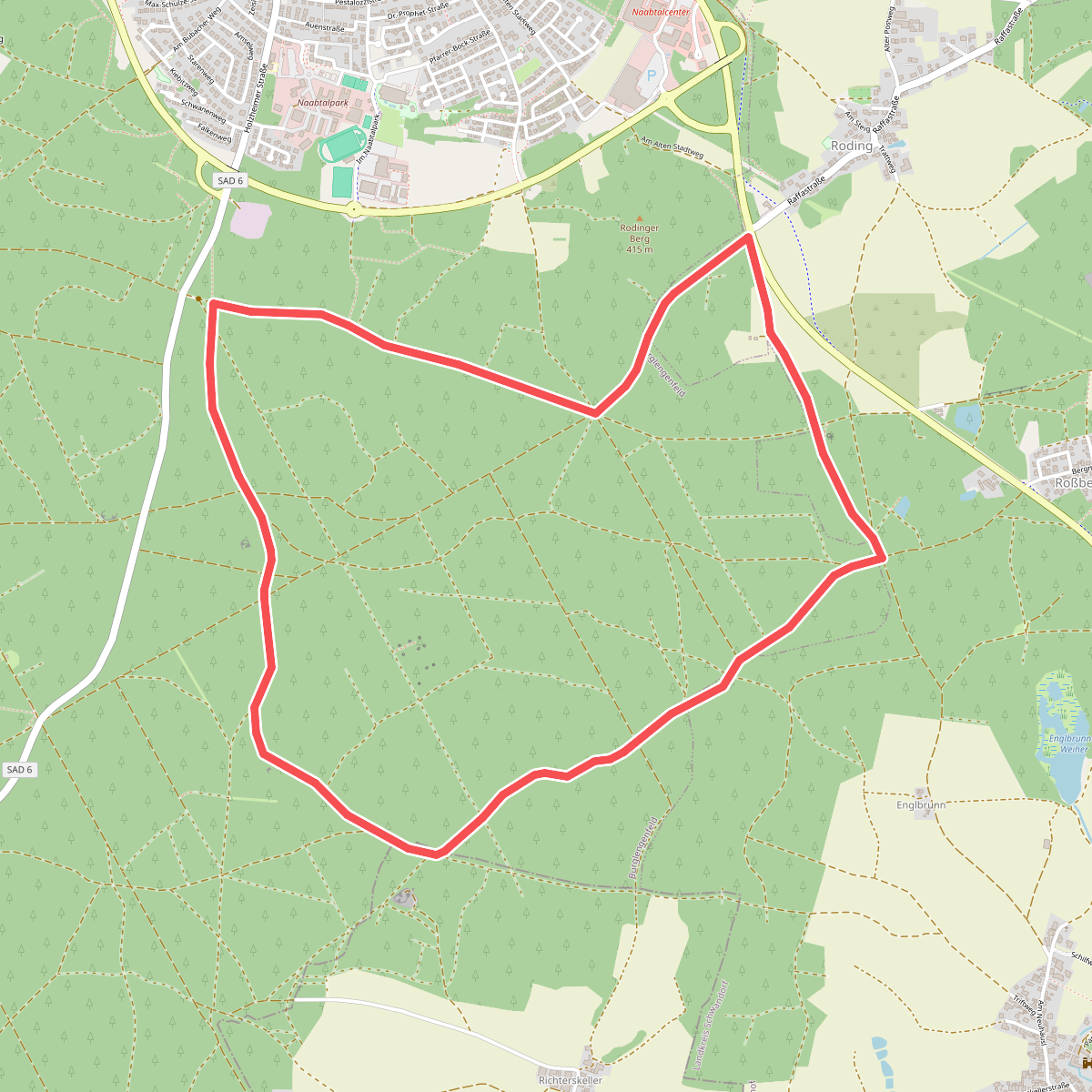 Städtedreieck-Rundweg 4 (Schwarz)